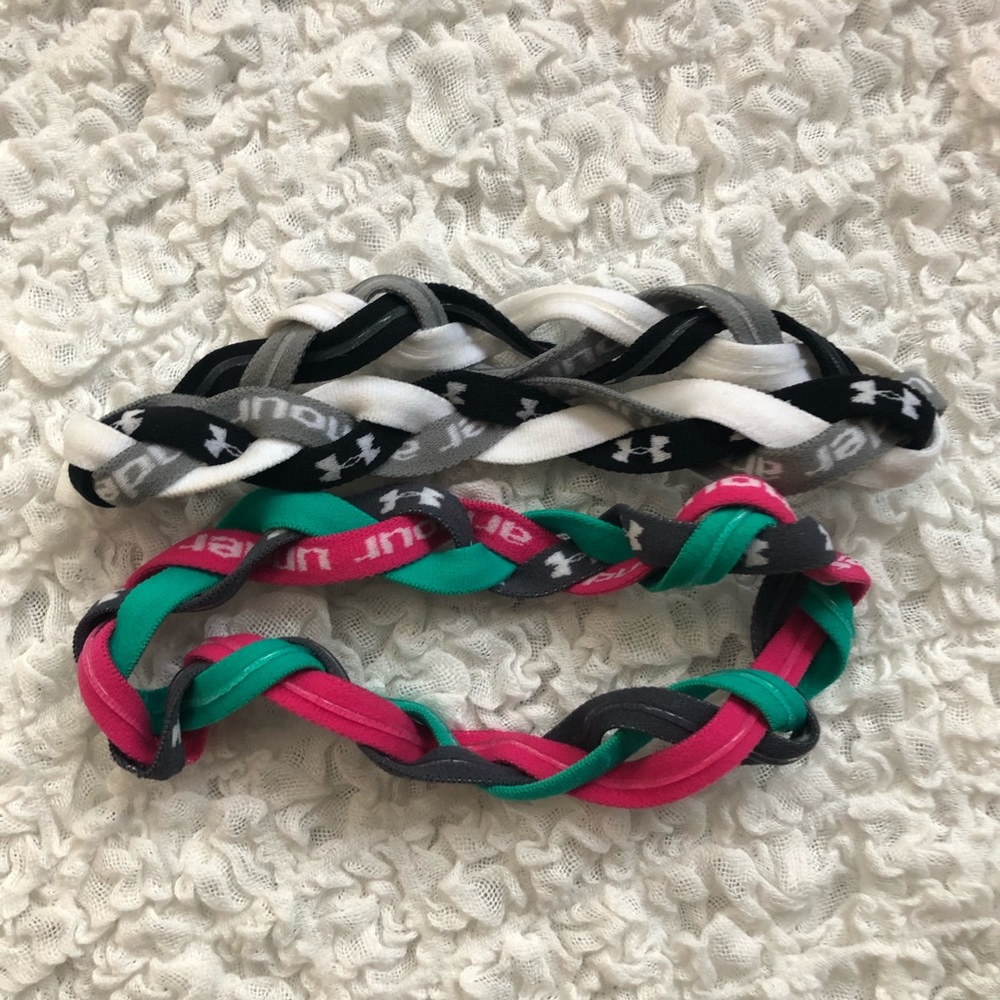 NWOT Under Armor Braided Headbands